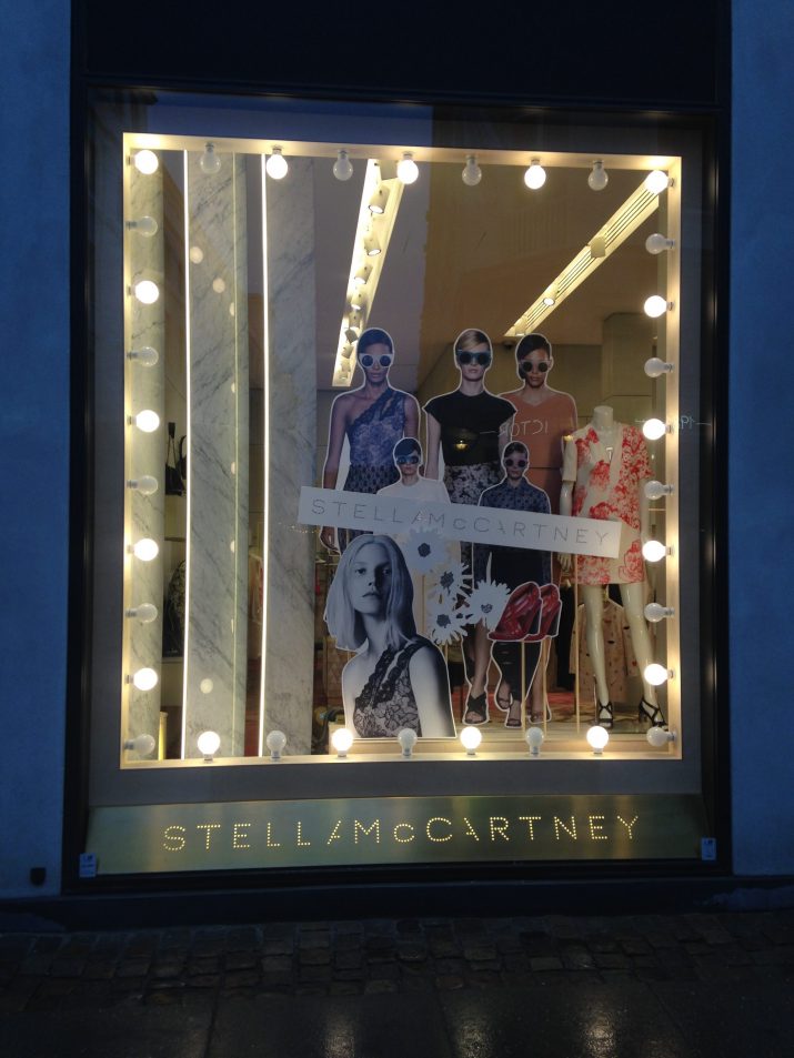 Stella Mccartney butiksindretning